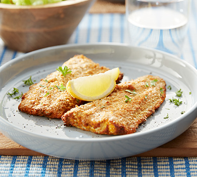 Panerade fiskfil&eacute;er i en Airfryern