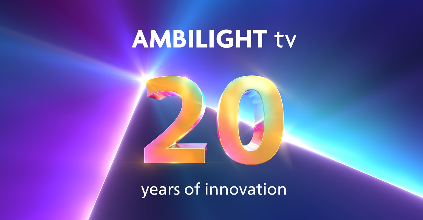 20 &aring;r med Ambilight-TV