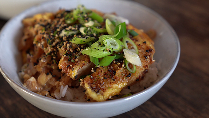 Katsudon (panerad fl&auml;sk)