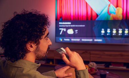 Smart TV-röststyrningsfunktion mobil